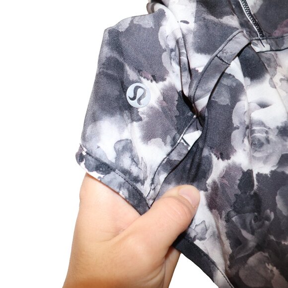 Lululemon Run Times Short Dusk Dye White Black / Black - Picture 6 of 6